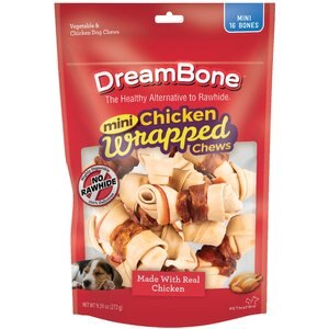 DreamBone Twists Chicken Chews Dog Treats, 16 count