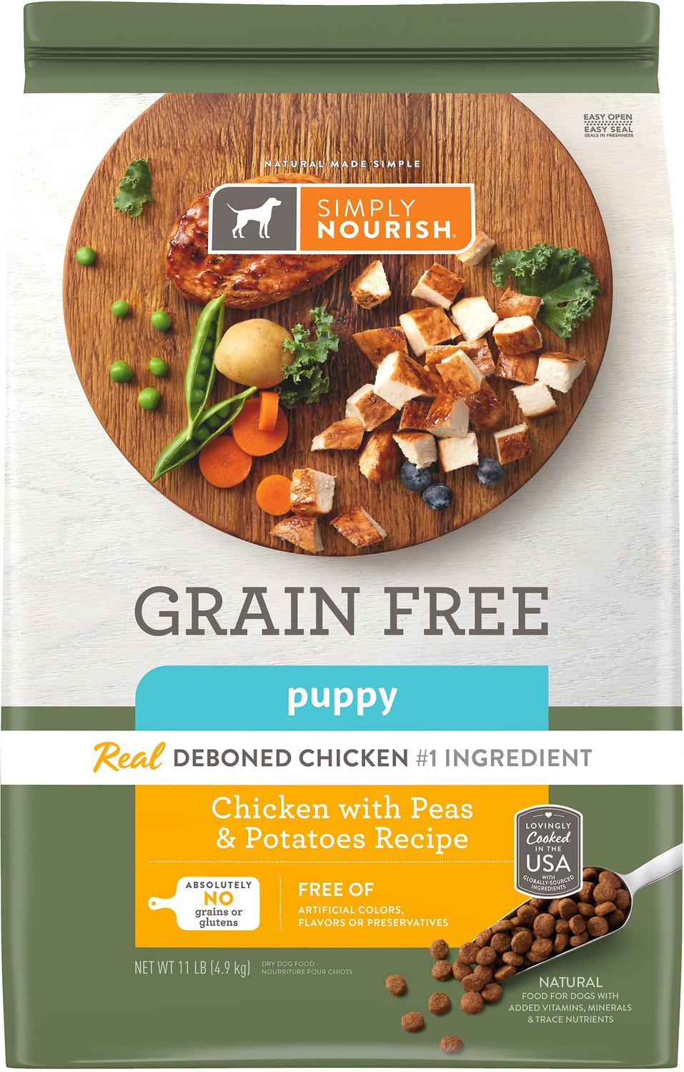 Simply Nourish Puppy Food Feeding Chart