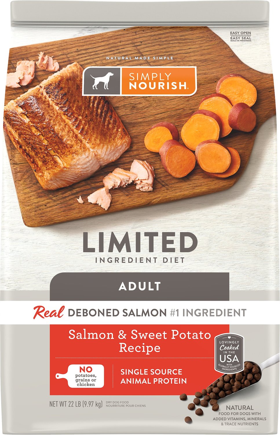 simply nourish dog food salmon