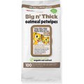 Petkin Big N' Thick Oatmeal Petwipes Dog & Cat Wipes, 100 count