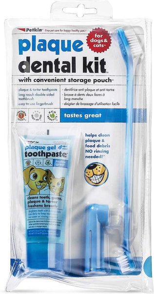 Petkin Plaque Cool Mint Flavor Dog Dental Kit slide 1 of 1