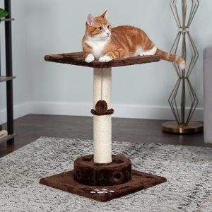 Tiger Tough Scratching Post 22.5-in Faux Fur Cat Tree, Brown