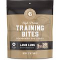 Bones & Chews All-Natural Lamb Lung Training Bites Dehydrated Dog Treats, 12-oz bag