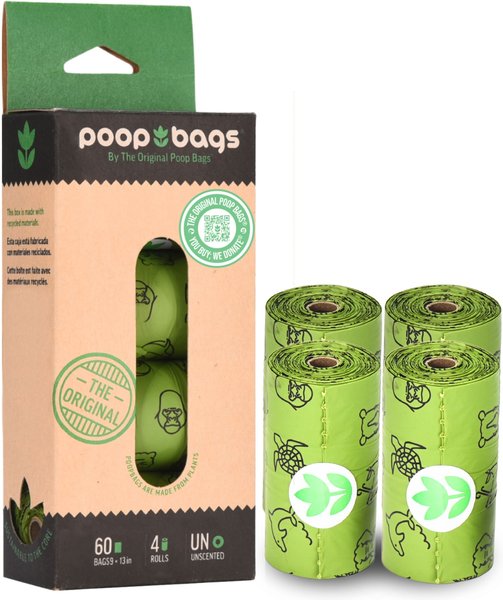 The Original Poop Bags Compostable Rolls, 60 count slide 1 of 5