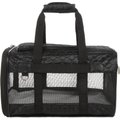 Sherpa Original Deluxe Lattice Print Airline-Approved Dog & Cat Carrier Bag, Black, Large
