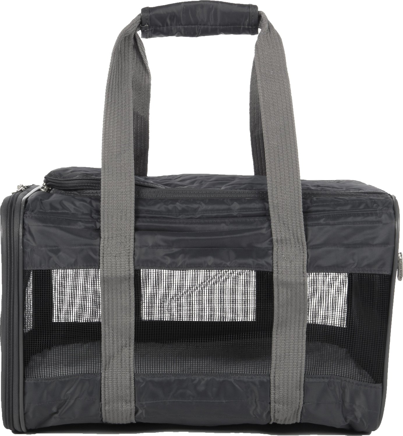 Sherpa Original Deluxe Airline-Approved Dog & Cat Carrier Bag, Charcoal, Medium - 0