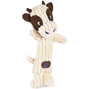 Charming Pet Tennis Heads Cow Squeaky Plush Dog Toy