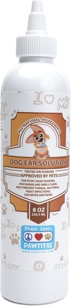Pawtitas Organic Ear Dog Cleaner, 8-oz bottle slide 1 of 3