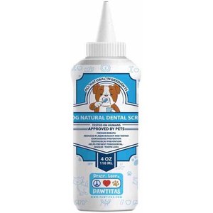 Pawtitas Natural Dental Scrub Dog Toothpaste, 4-oz tube