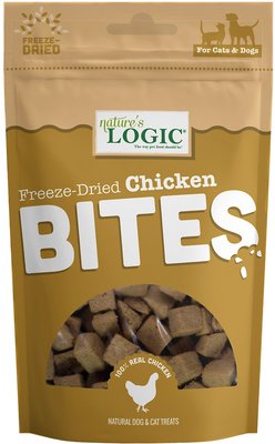 Nature's Logic Chicken Bites Freeze-Dried Dog & Cat Treats, slide 1 of 1