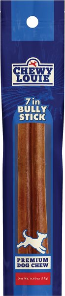 Chewy Louie 7" Bully Stick Dog Treat, 1 count slide 1 of 4