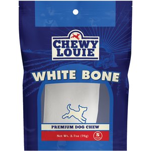 Chewy Louie White Bone Dog Treat, 1 count, Small