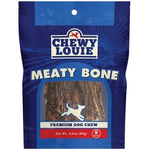 Chewy Louie Meaty Bone Dog Treat, 1 count, Small