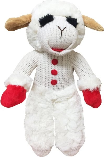 Multipet Standing Lamb Chop Squeaky Plush Dog Toy slide 1 of 2