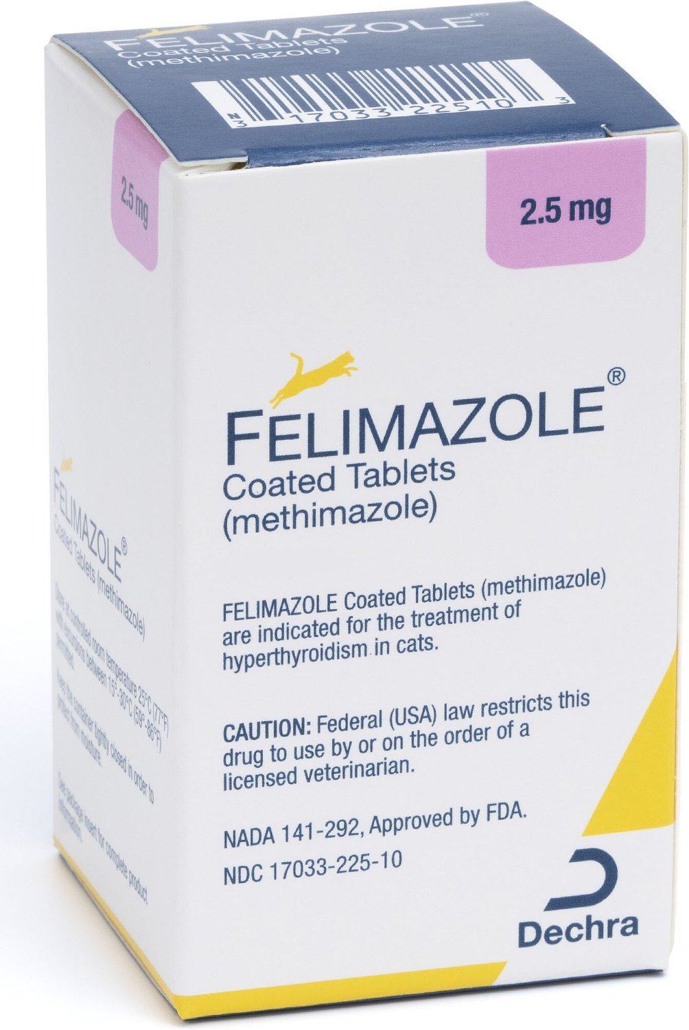 Felimazole Tablets for Cats, 2.5mg, 1 tablet