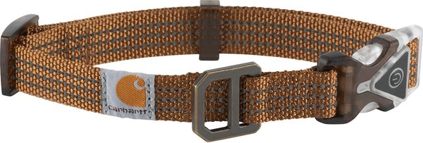 Carhartt Lighted Dog Collar, Brown, Medium slide 1 of 6