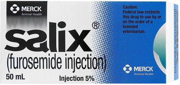 Salix (Furosemide) Injectable for Dogs, Cats & Horses, 50 mg/mL, 50-mL slide 1 of 6