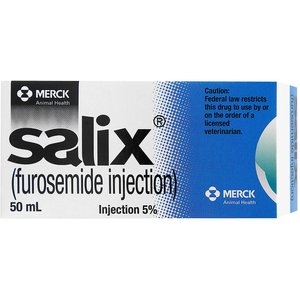 Salix (Furosemide) Injectable for Dogs, Cats & Horses, 50 mg/mL, 50-mL