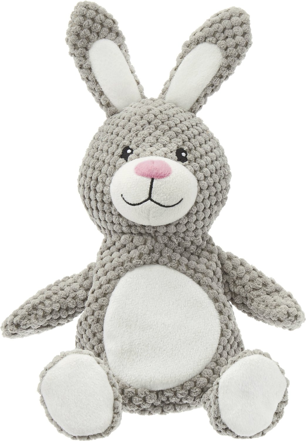 FRISCO Textured Plush Squeaking Bunny 