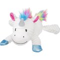 Frisco Corduroy Plush Squeaking Unicorn Dog Toy