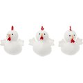 Frisco Hide and Seek Chicken Dog Toy Refills, 3-pack