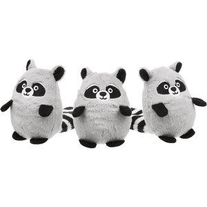 Frisco Hide & Seek Raccoon Dog Toy Refills, 3-pack