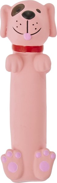 Frisco Latex Squeaky Puppy Toy, Pink slide 1 of 3