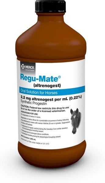Regu-Mate (Altrenogest) Solution for Horses, 1000-mL slide 1 of 4