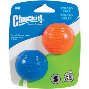 Chuckit! Strato Ball Dog Toy, Small, 2-pack