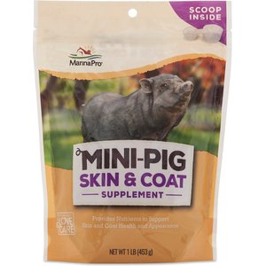 Manna Pro Mini-Pig Skin & Coat Powder Supplement, 1-lb bag