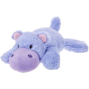 Frisco Plush Squeaking Hippo Dog Toy, Medium