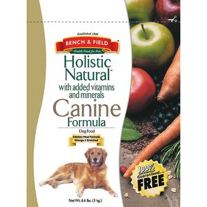 Bench & Field Holistic Natural Formula Dry Dog Food, 6.6-lb bag