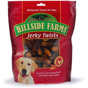 Hillside Farms Chicken & Sweet Potato Jerky Twists Dog Treats, 32-oz bag