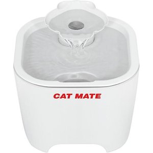 Cat Mate Shell Plastic Dog & Cat Fountain, 100-oz