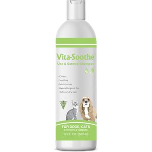 Vita-Soothe Aloe & Oatmeal Dog Shampoo, 17-oz bottle