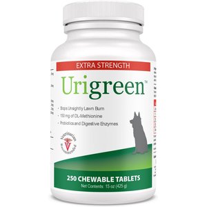 Urigreen ES Liver Flavored Tablet Lawn Protection Supplement for Dogs, 250 count