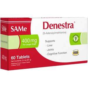 Denestra SAMe 400mg Tablet Liver & Joint Supplement for Dogs, 60 count