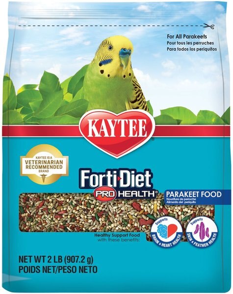 Kaytee Forti-Diet Pro Health Parakeet Food, 2-lb bag slide 1 of 3