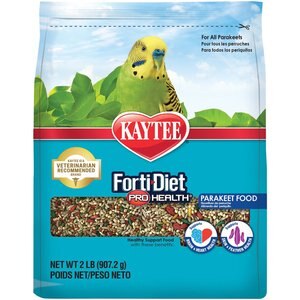 Kaytee Forti-Diet Pro Health Parakeet Food, 2-lb bag