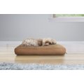 FurHaven Snuggle Deluxe Pillow Cat & Dog Bed w/Removable Cover, Camel, Small