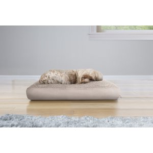FurHaven Snuggle Deluxe Pillow Cat & Dog Bed w/Removable Cover, Clay, Small