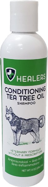 Healers Tea Tree Oil Conditioning Dog & Cat Shampoo, 8-oz bottle slide 1 of 2