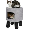 MidWest 1-Story Feline Nuvo Stella Cat Condo, Silver