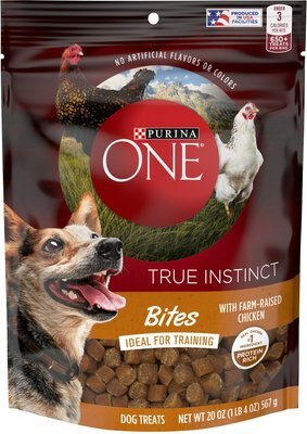 Purina ONE True Instinct Bites Training Dog Treats, slide 1 of 1