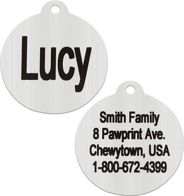 Frisco Personalized Dog & Cat ID Tag, Round, slide 1 of 1