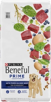 Purina Beneful Prime Farm-Raised Beef High Protein Dry Dog Food, slide 1 of 1