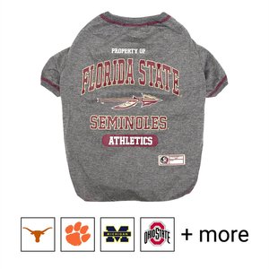 Pets First NCAA Dog & Cat T-Shirt, Florida State, Small