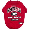 Pets First NCAA Dog & Cat T-Shirt, Georgia Bulldogs, Small