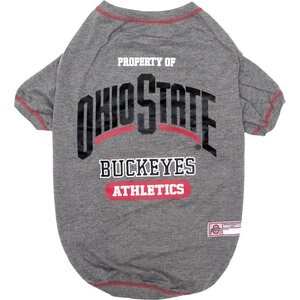 Pets First NCAA Dog & Cat T-Shirt, Ohio State Buckeyes, Medium