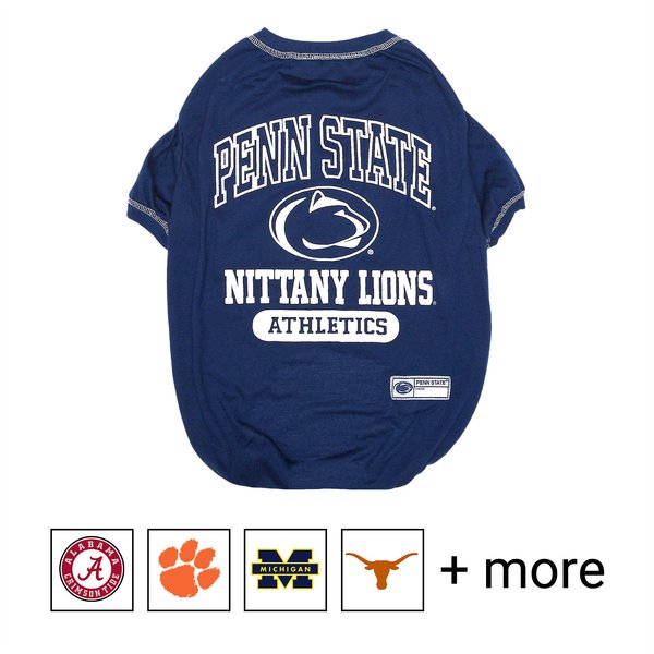 Pets First NCAA Dog & Cat T-Shirt, Penn State, Medium slide 1 of 3